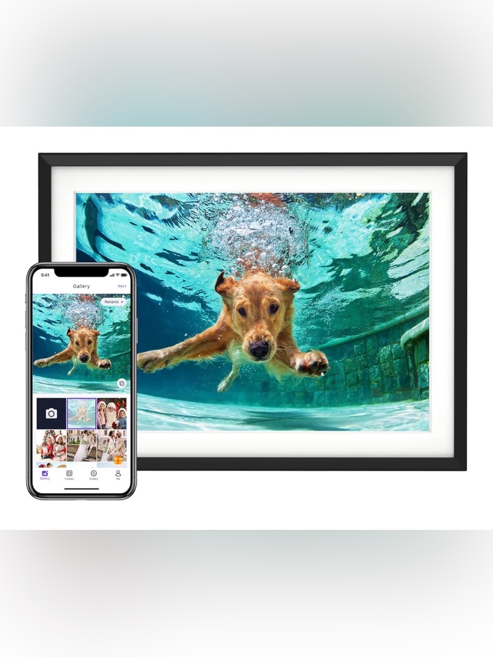 Euphro Smart WiFi Photo Frame, Model WF133 Retail $129 NIB
